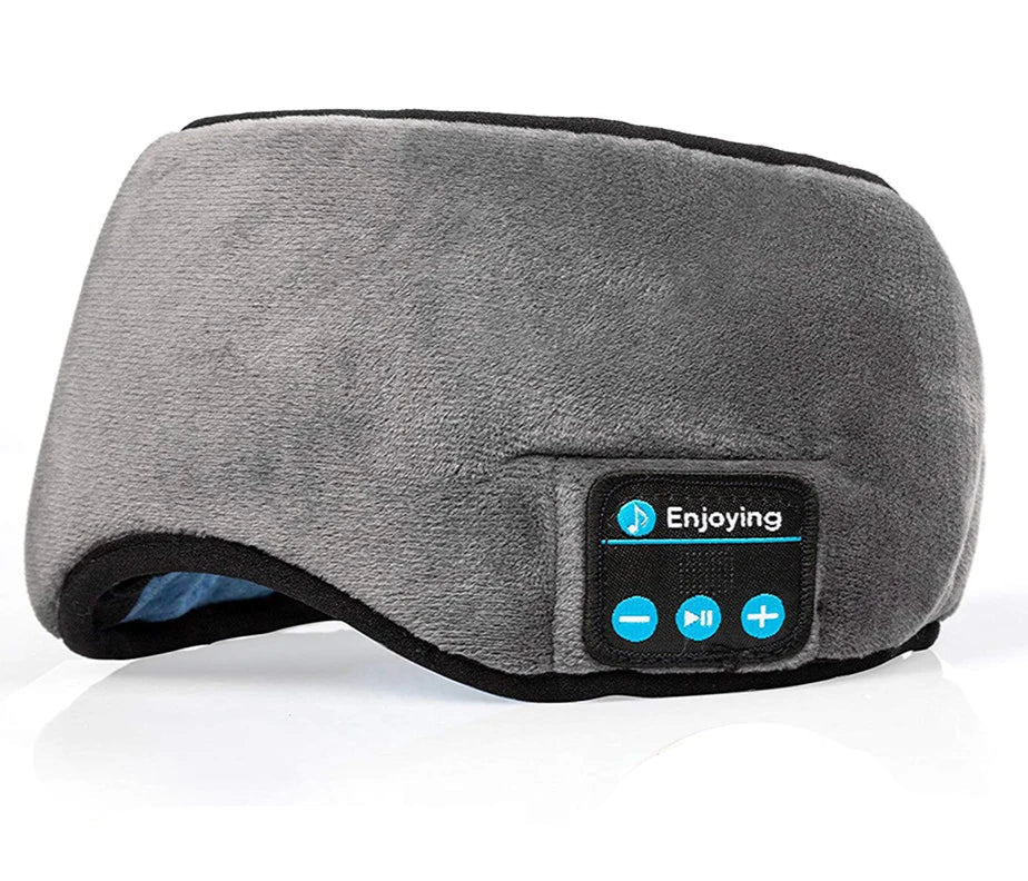 Máscara de Dormir com Bluetooth – Som sem fios e escuridão total para noites perfeitas Máscara de Dormir com Bluetooth – Som sem fios e escuridão total para noites perfeitas